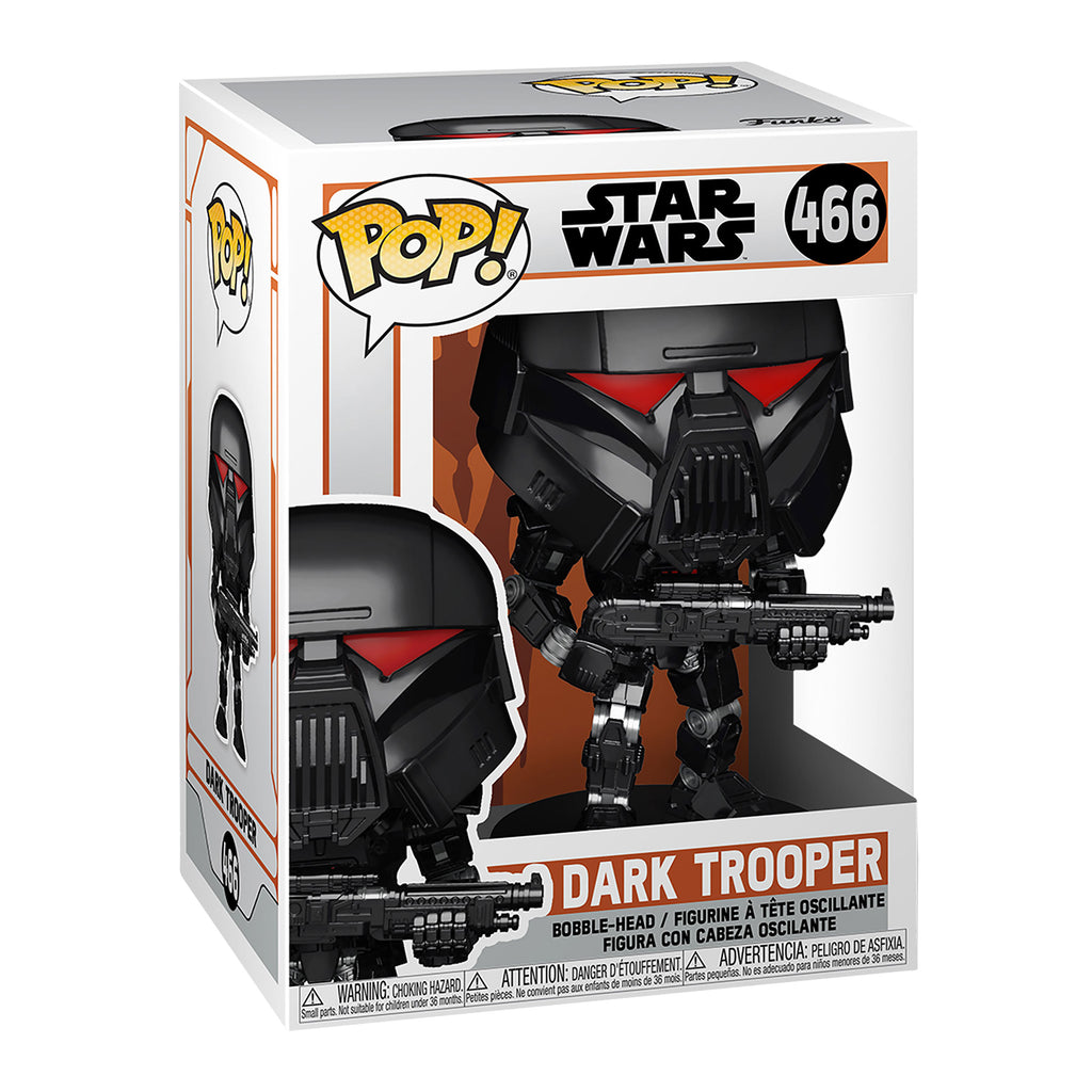 Image produit Dark Trooper Funko Pop figurine à tête branlante - Star Wars The Mandalorian