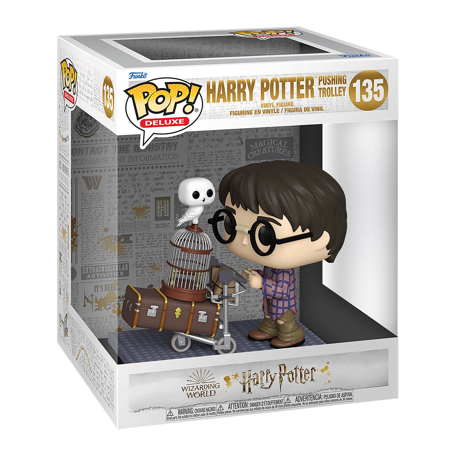 Image produit Harry Potter avec chariot à bagages sur le quai 9 3/4 Figurine Funko Pop
