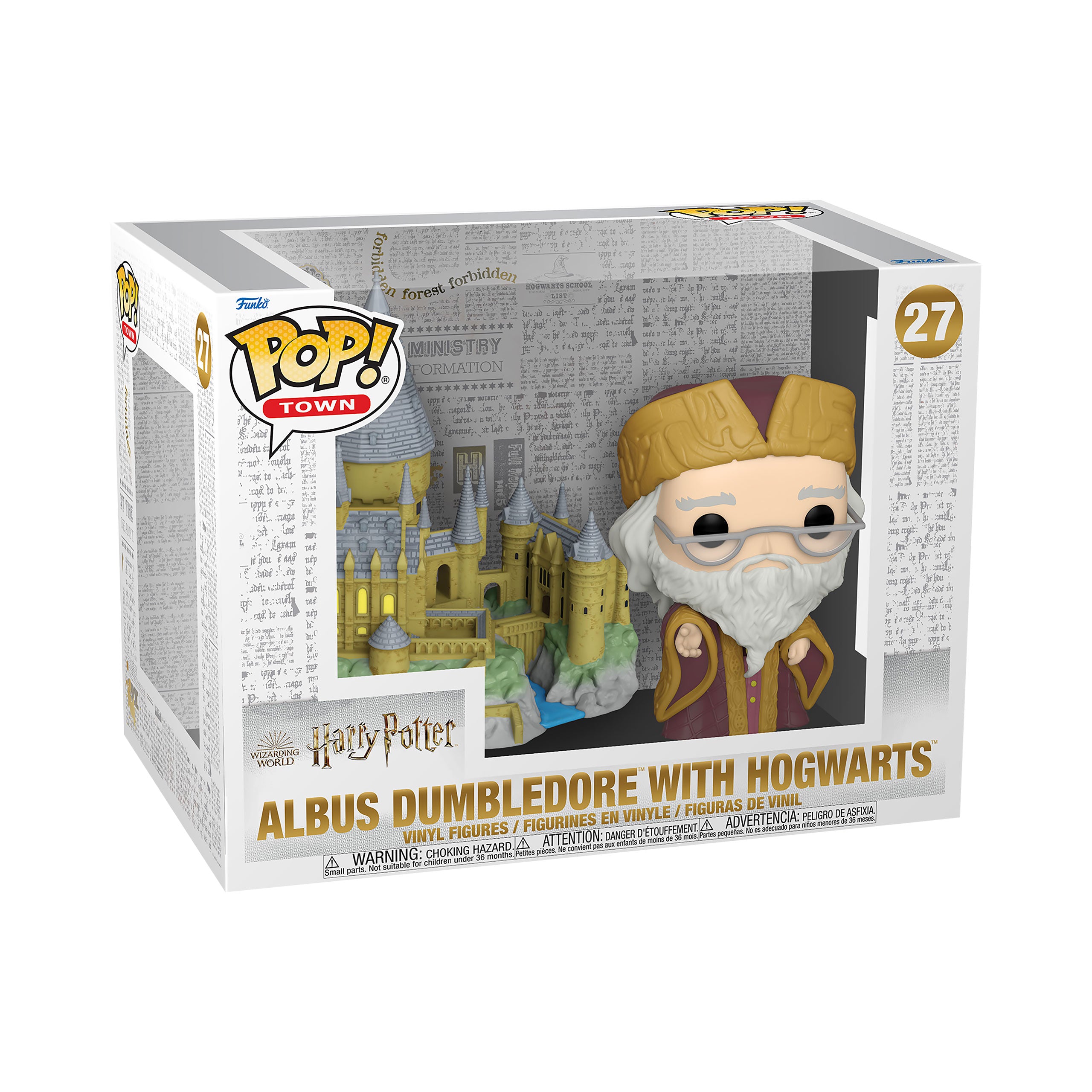 Image produit Harry Potter - Dumbledore avec la figurine Funko Pop du château de Poudlard