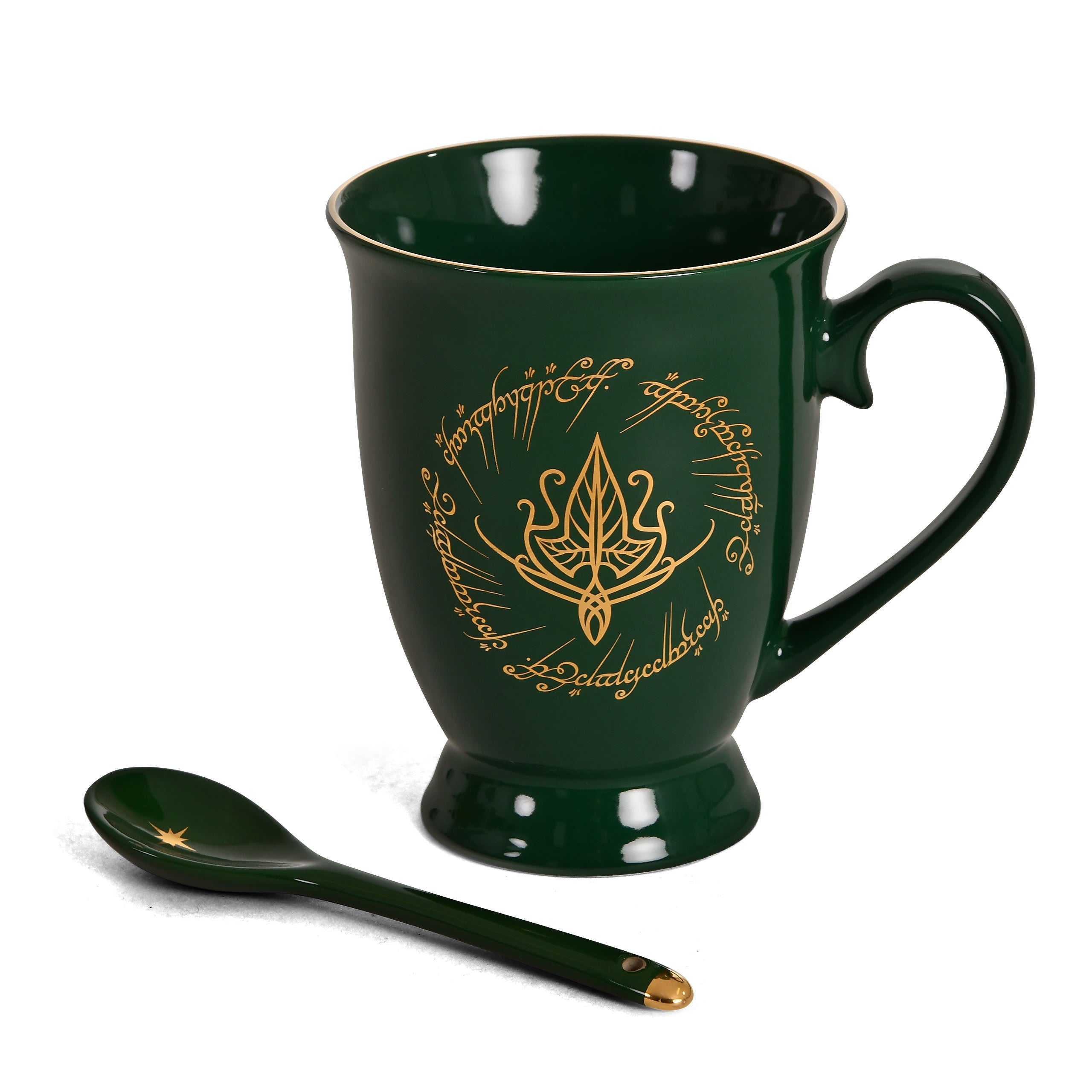 Image produit Le Seigneur des Anneaux - Tasse de collection Elfique avec cuillère