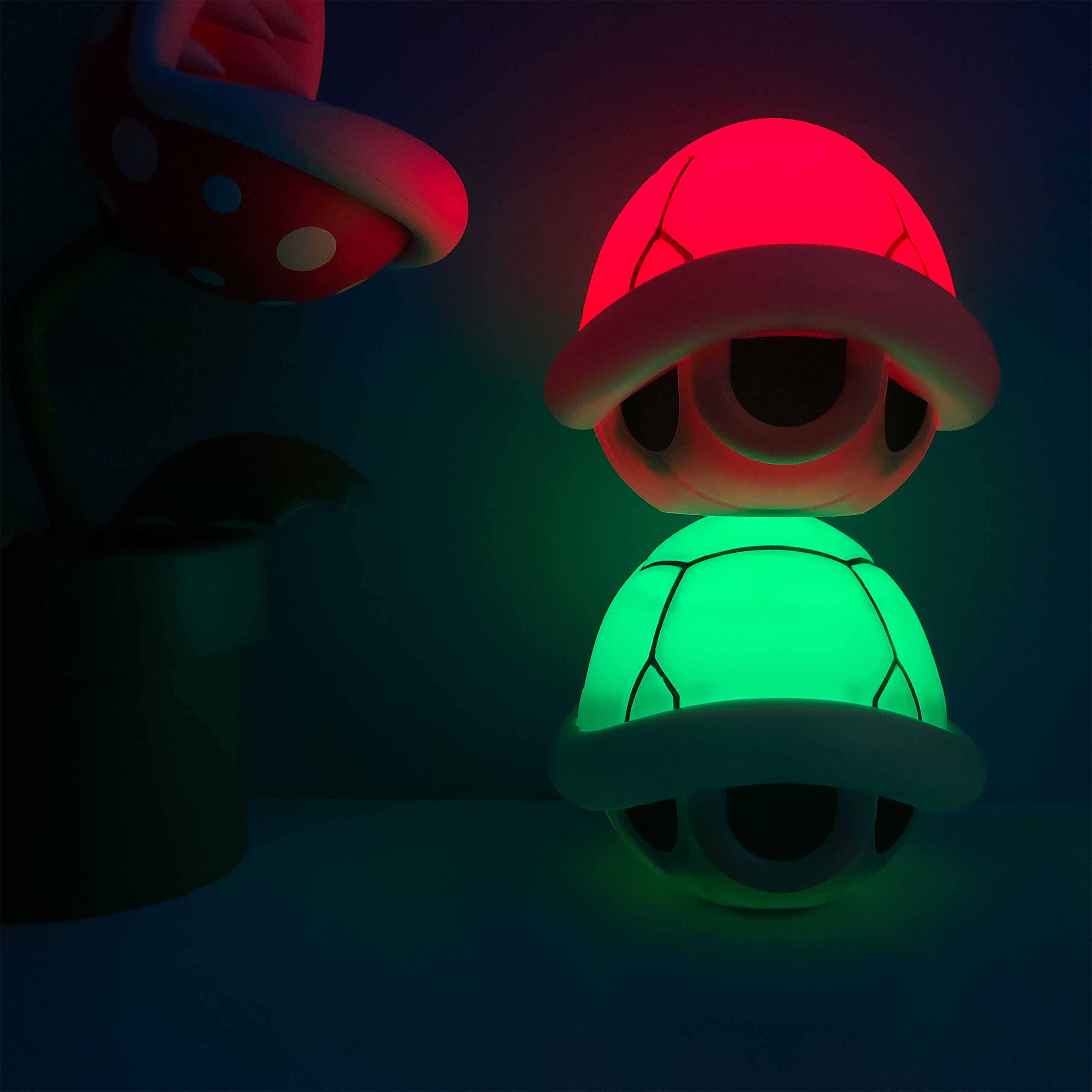 Image produit Super Mario - Lampe de table Coquille Rouge avec son