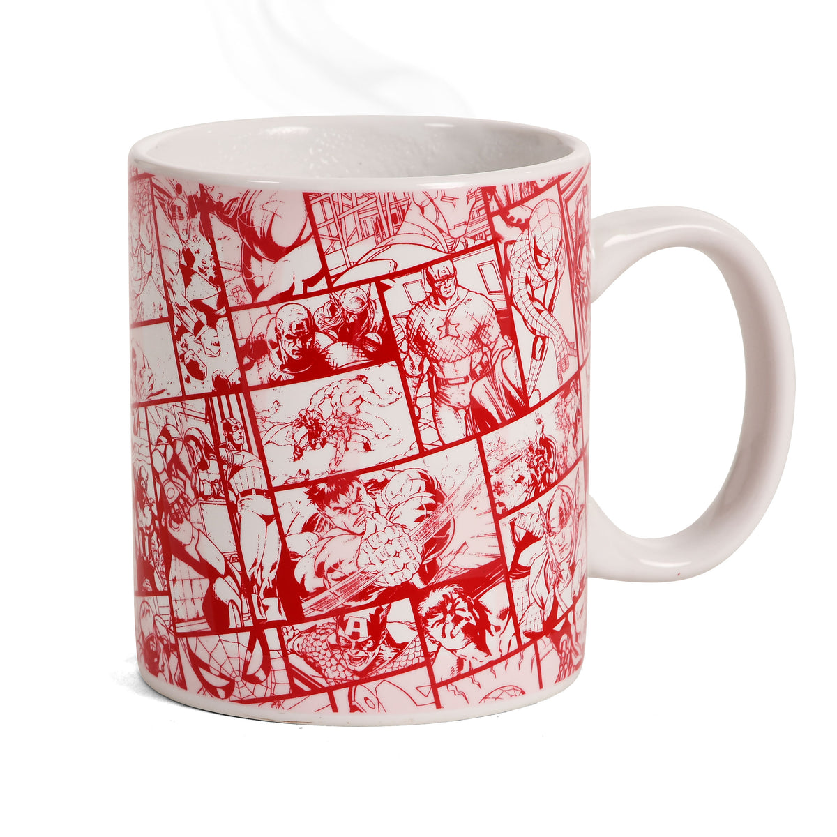 Image produit Marvel - Mug à effet thermique avec logo de bande dessinée