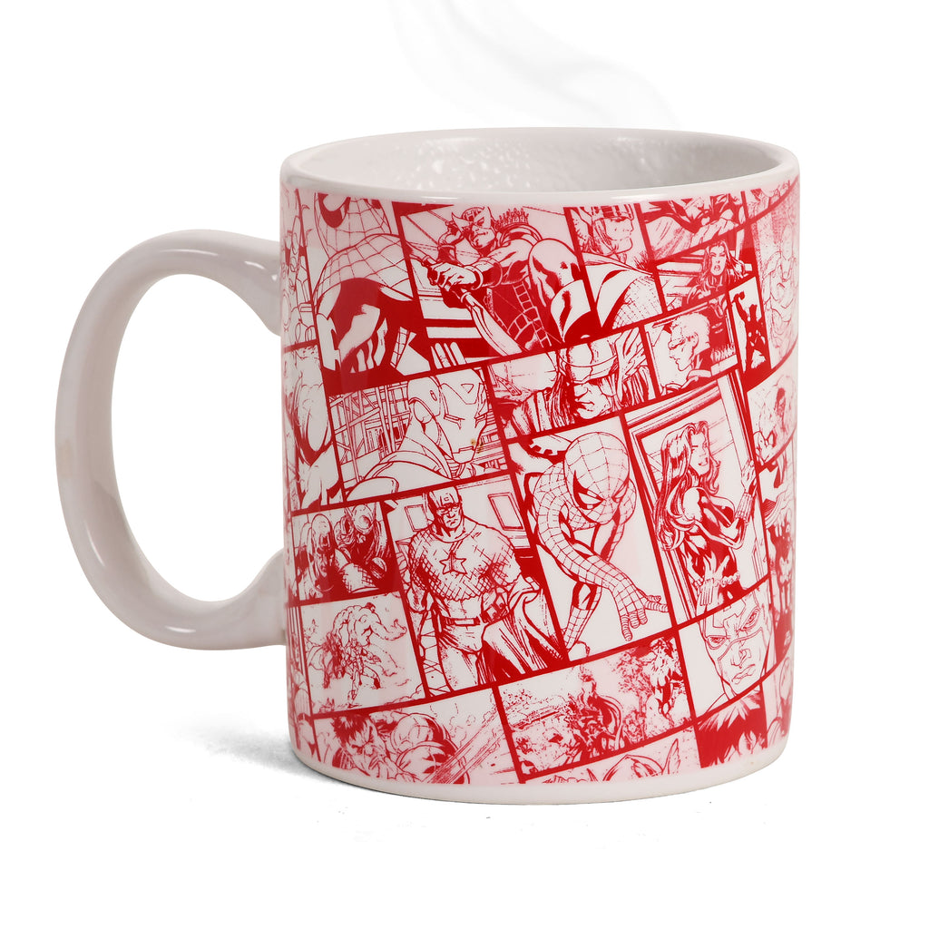 Image produit Marvel - Mug à effet thermique avec logo de bande dessinée