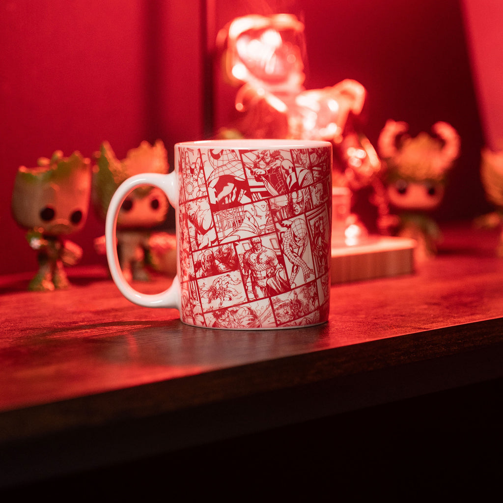 Image produit Marvel - Mug à effet thermique avec logo de bande dessinée