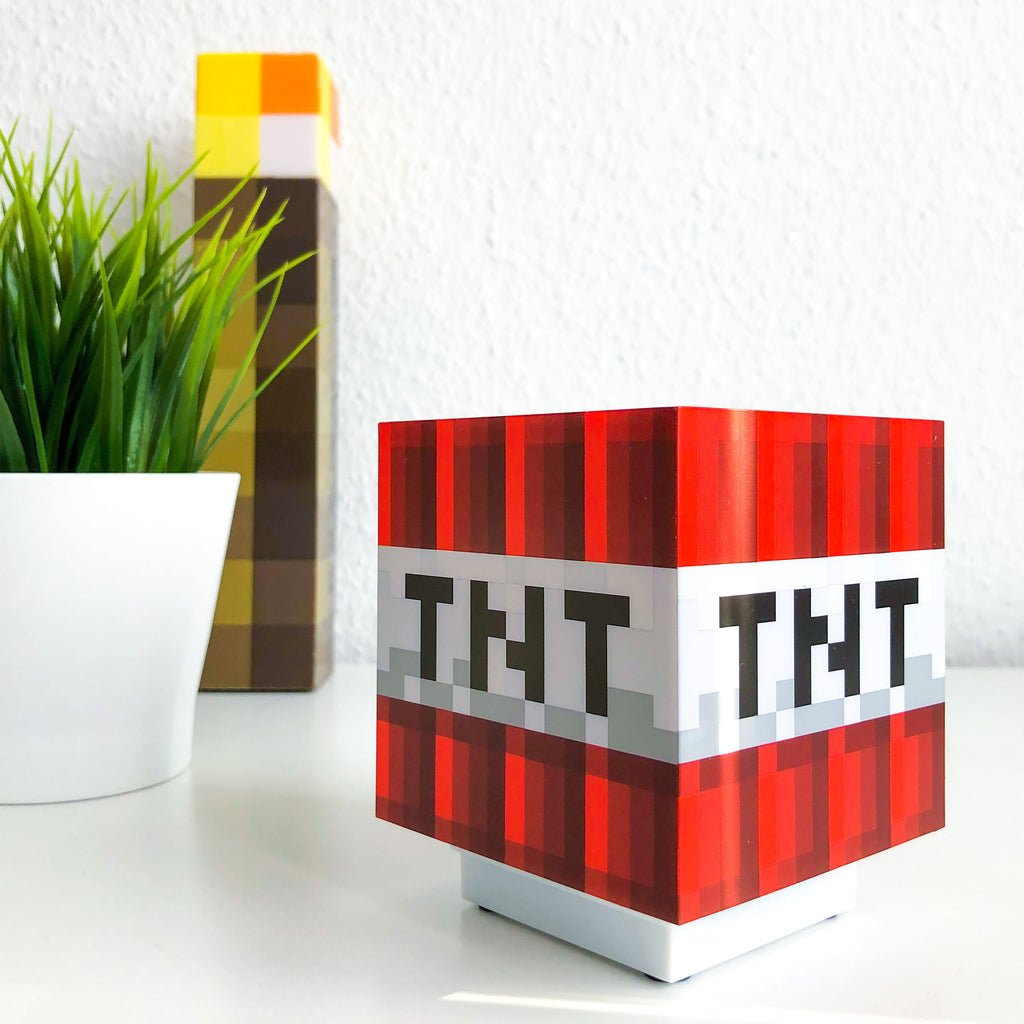 Image produit Minecraft - Lampe de table Bloc TNT avec son