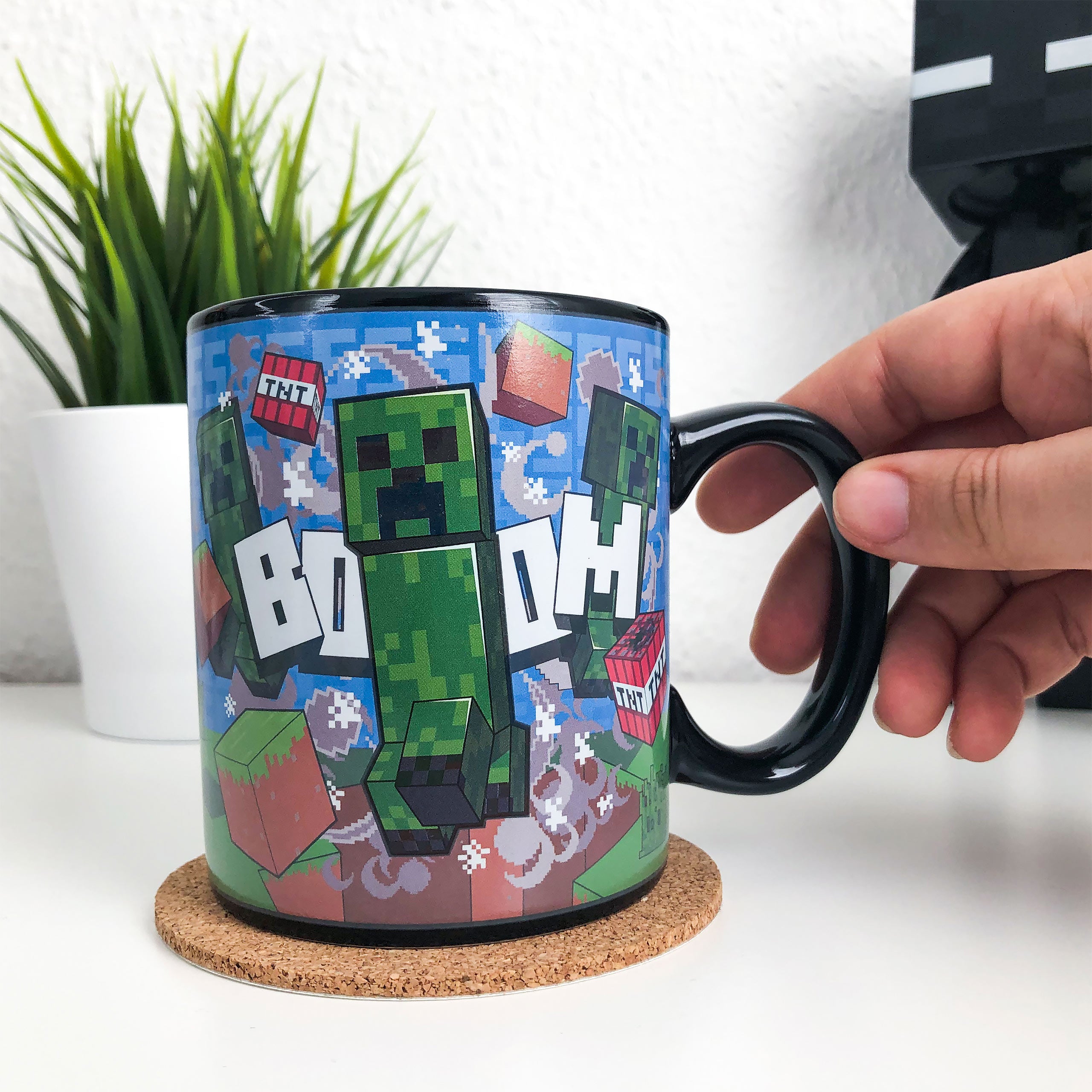 Image produit Minecraft - Tasse à effet thermique Creeper
