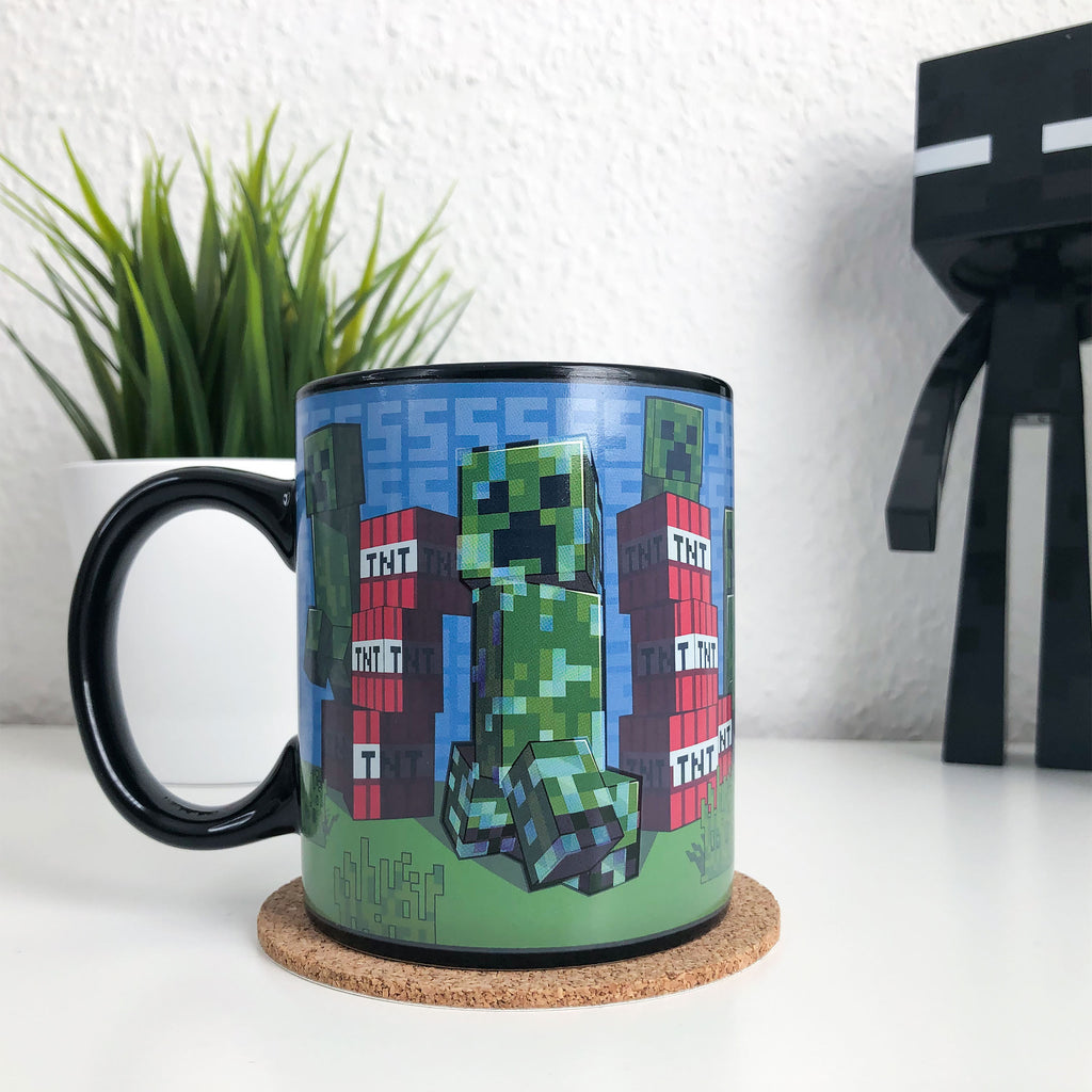 Image produit Minecraft - Tasse à effet thermique Creeper