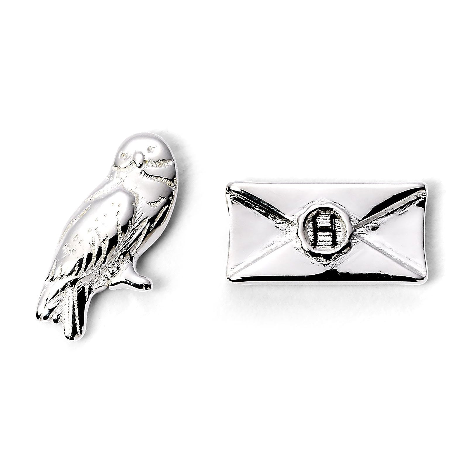 Image produit Harry Potter - Boucles d'oreilles Hedwig et lettre de Poudlard