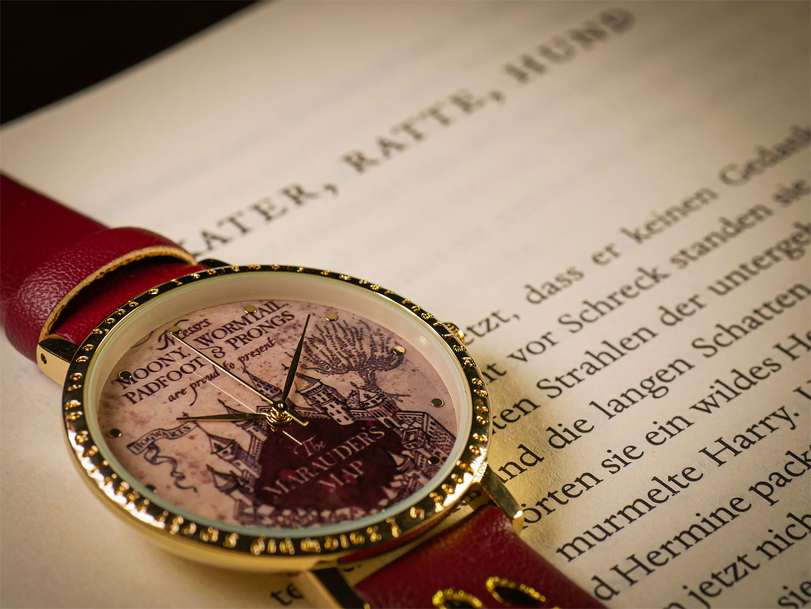 Image produit Harry Potter - Montre-bracelet Carte du Maraudeur