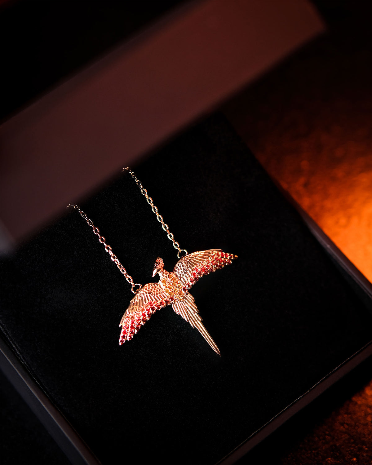 Image produit Harry Potter - Collier Fawkes avec cristaux