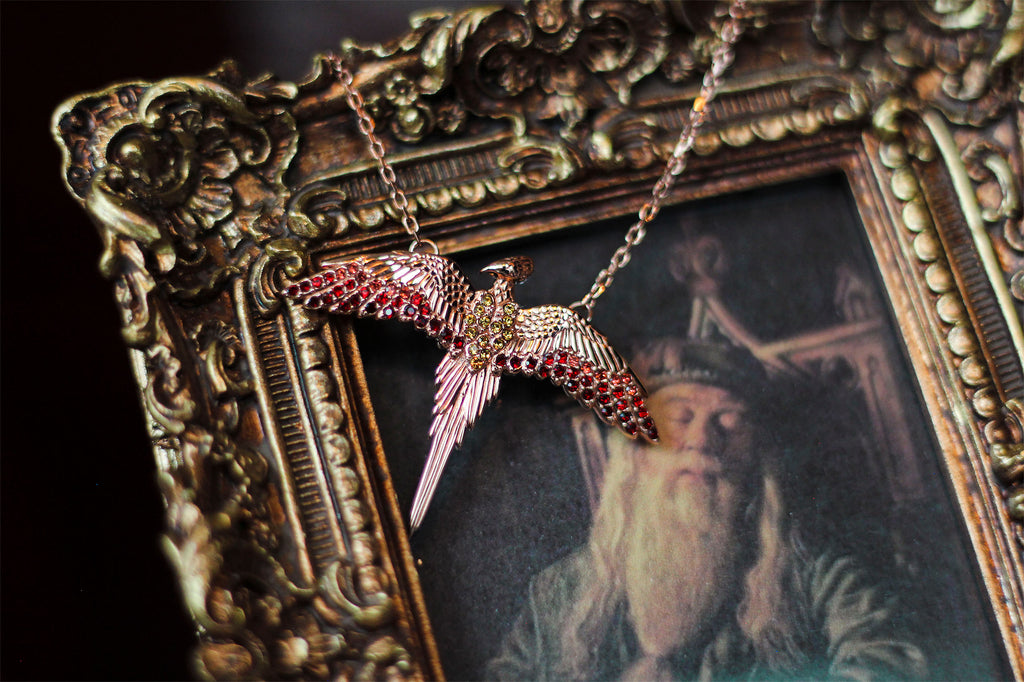 Image produit Harry Potter - Collier Fawkes avec cristaux