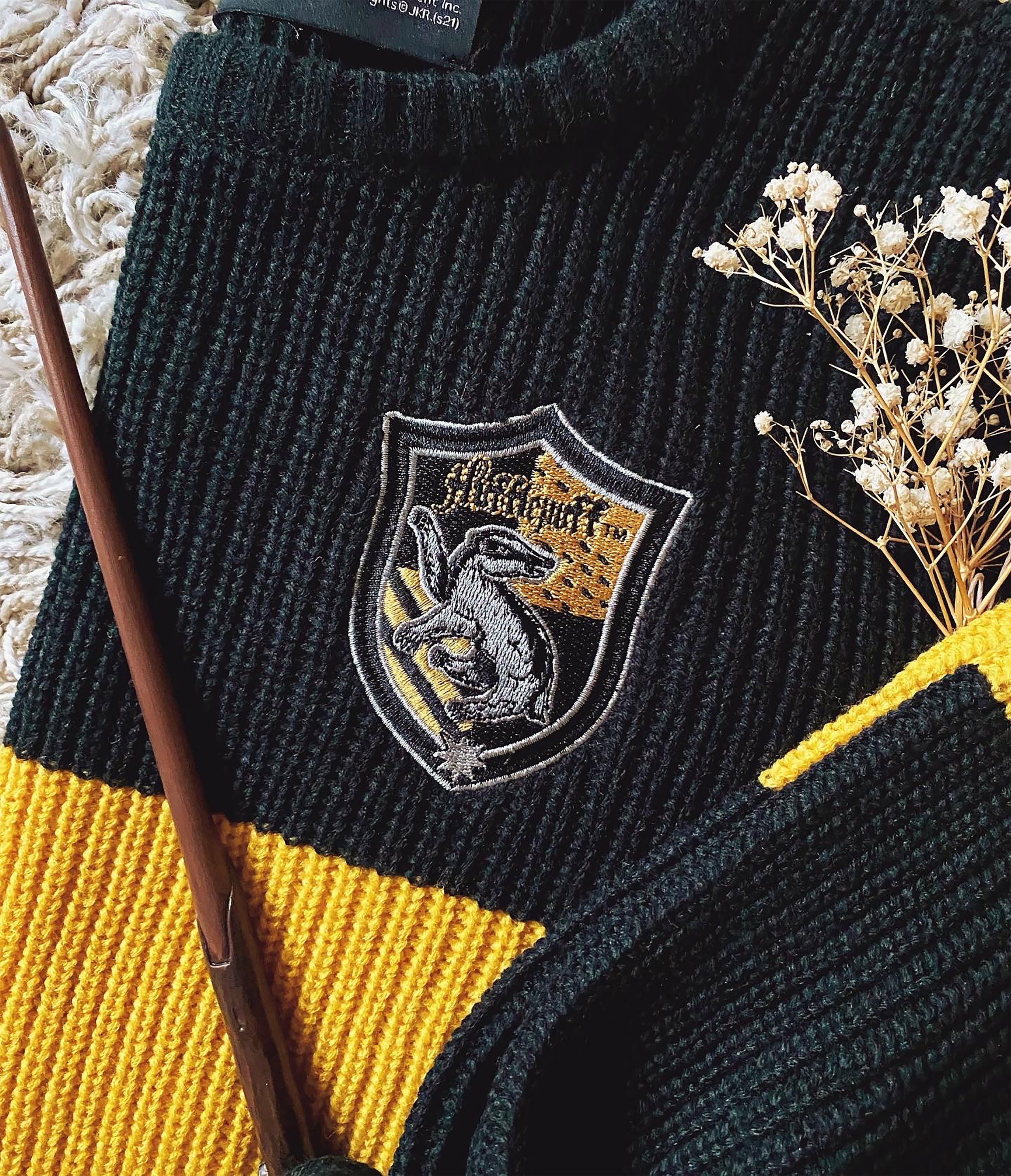 Image produit Harry Potter - Pull Crop Hufflepuff Femme