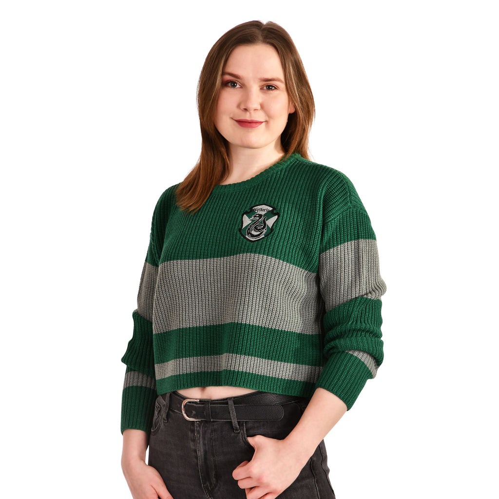 Image produit Harry Potter - Pull court Slytherin pour femmes