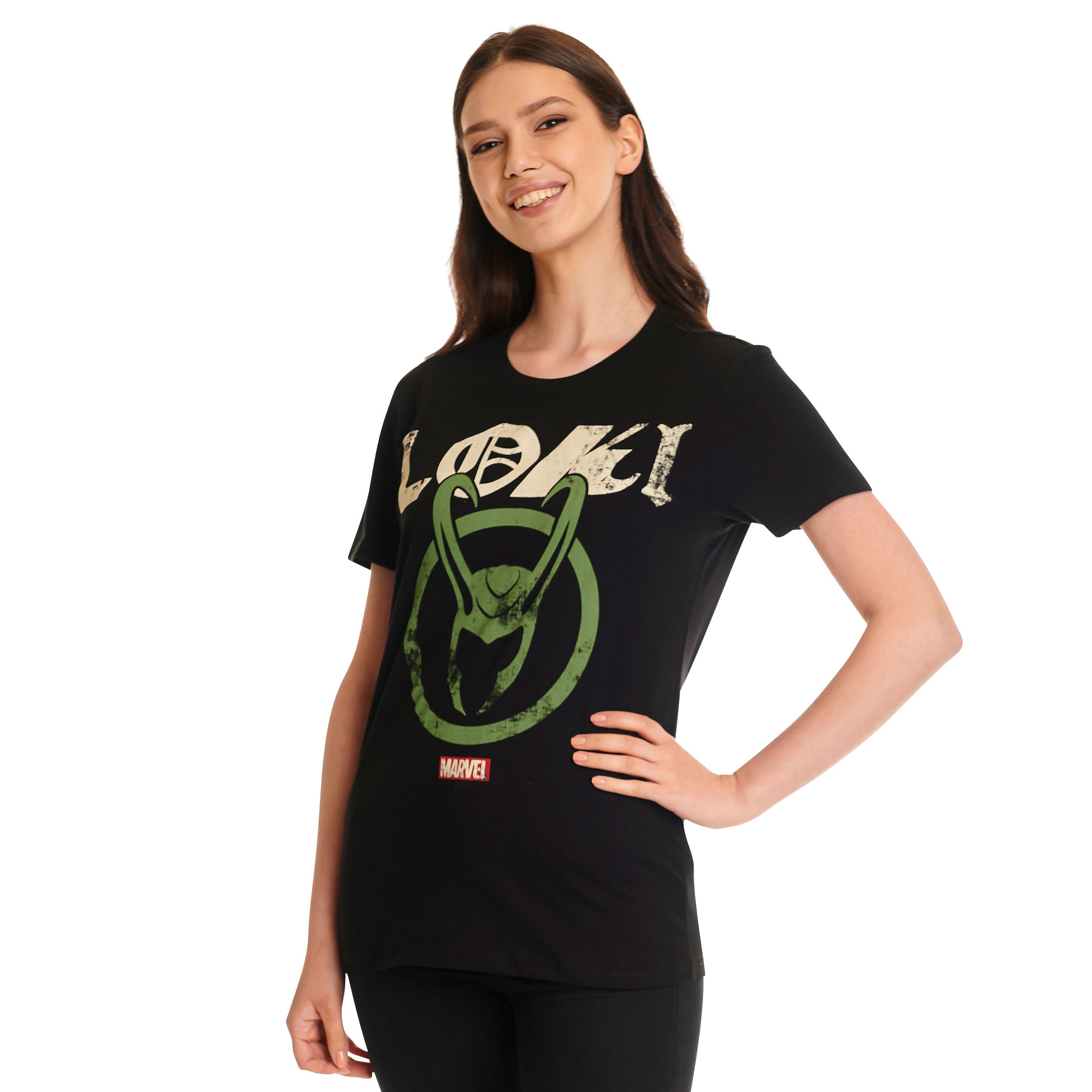 Image produit Loki - T-shirt Logo Badge noir