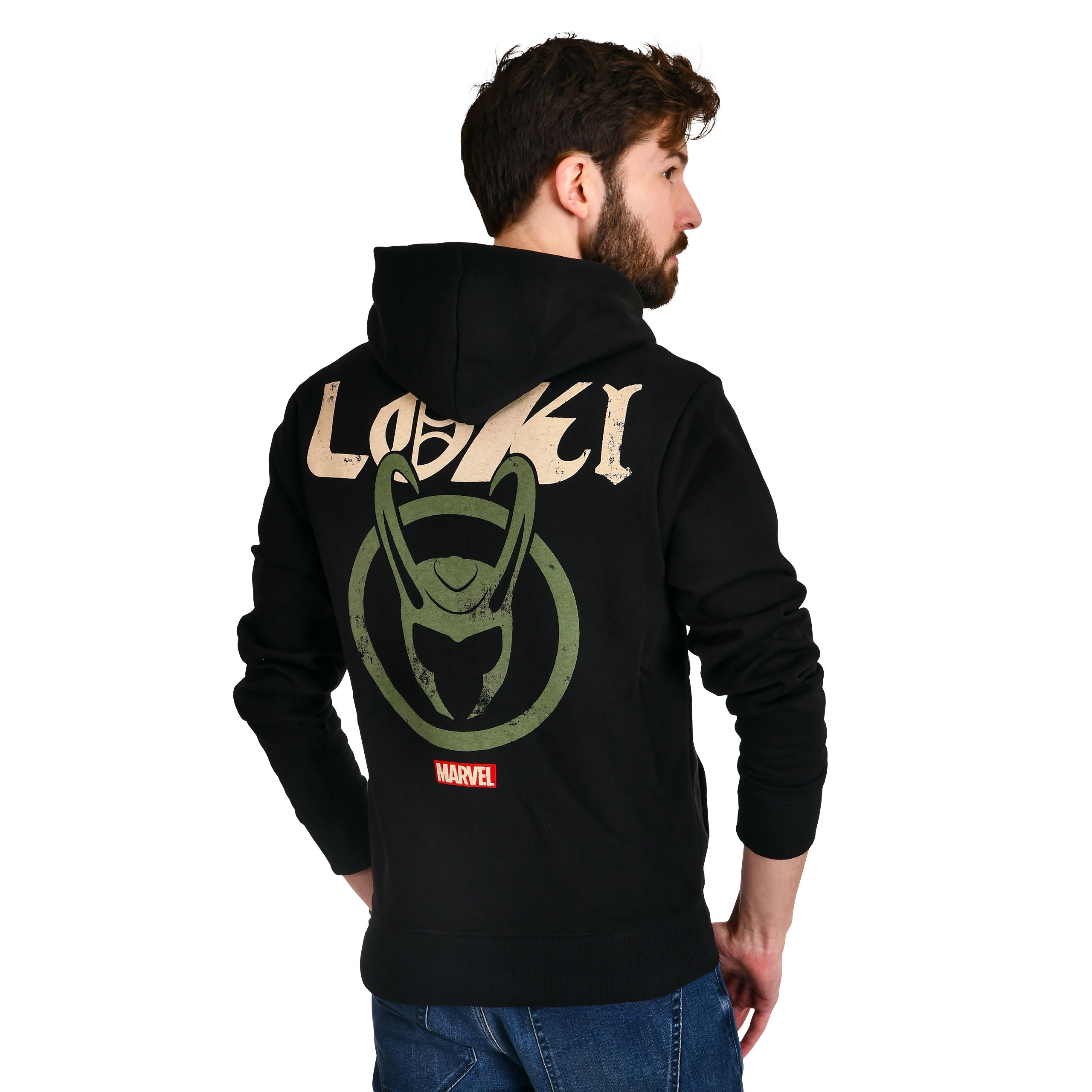 Image produit Loki - Badge Logo Sweat à capuche noir