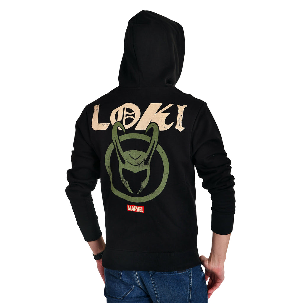 Image produit Loki - Badge Logo Sweat à capuche noir