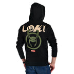 Image produit Loki - Badge Logo Sweat à capuche noir