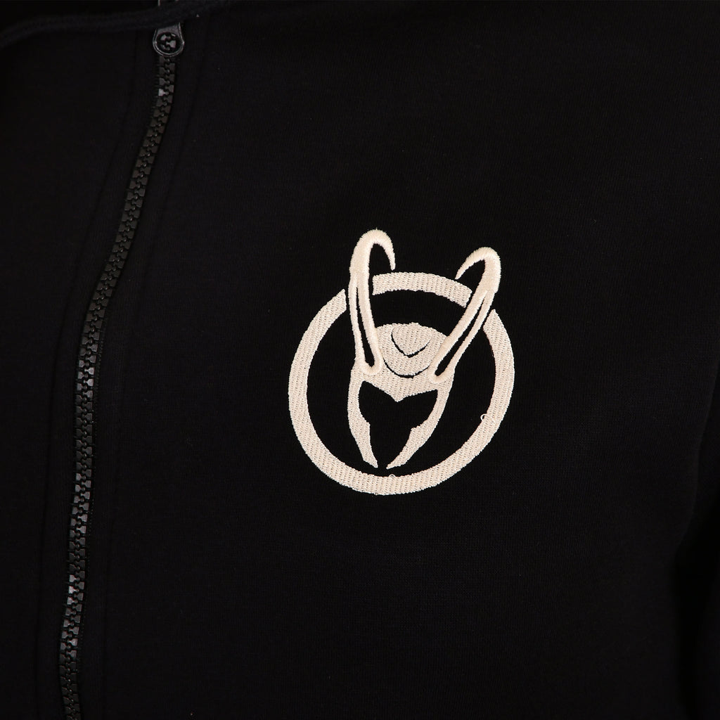 Image produit Loki - Badge Logo Sweat à capuche noir