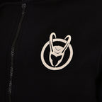 Image produit Loki - Badge Logo Sweat à capuche noir