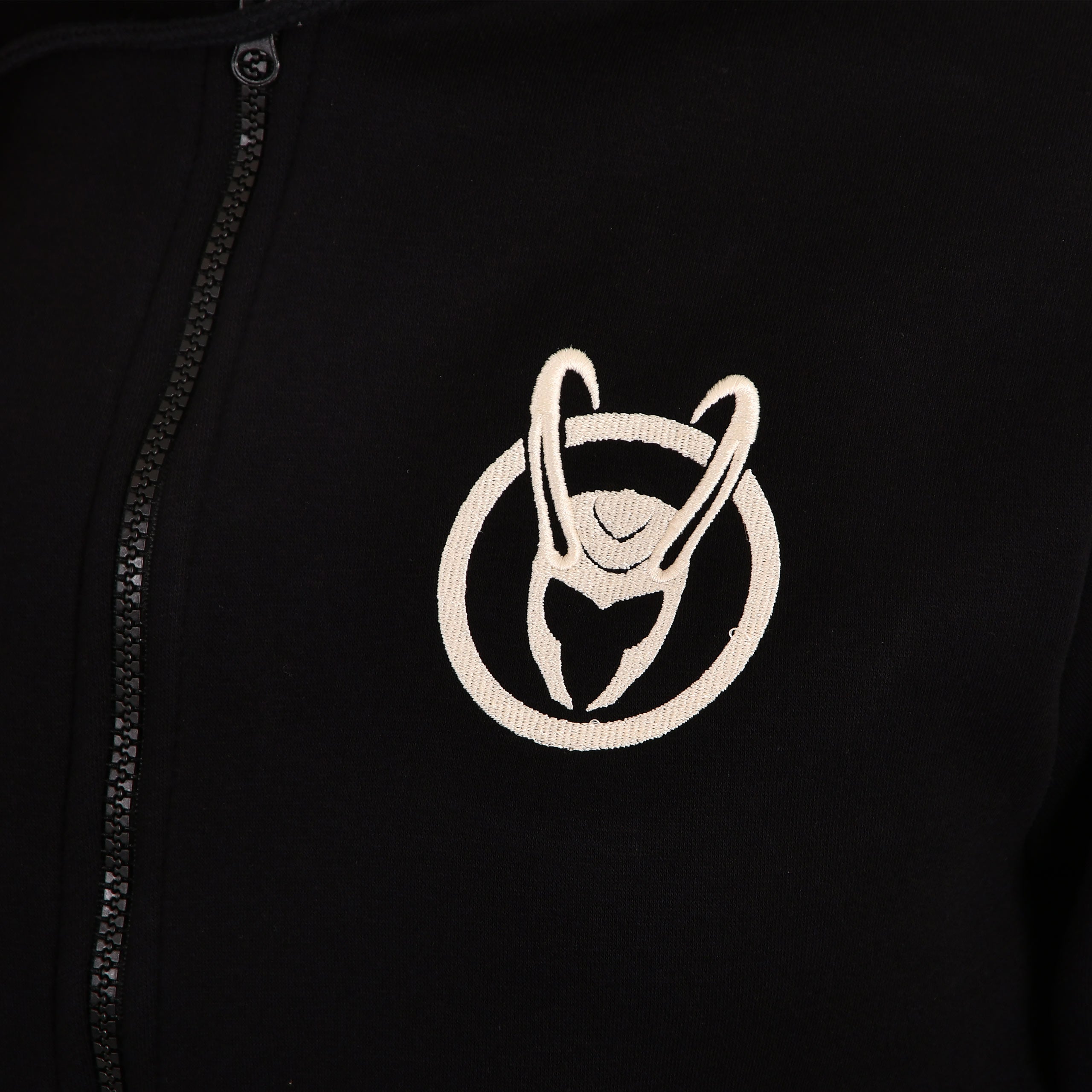 Image produit Loki - Badge Logo Sweat à capuche noir