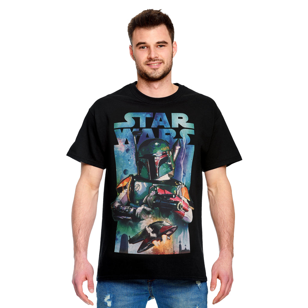 Image produit Star Wars - Boba Fett avec T-shirt Slave I noir