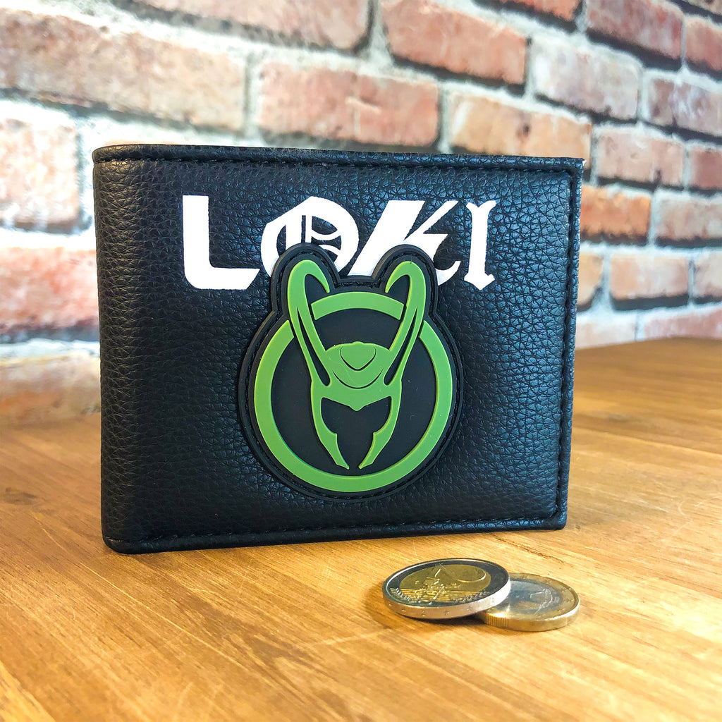 Image produit Loki - Portefeuille Logo Badge noir