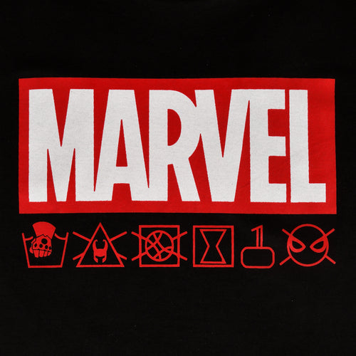 Image produit Marvel - Logo & Icônes T-shirt noir