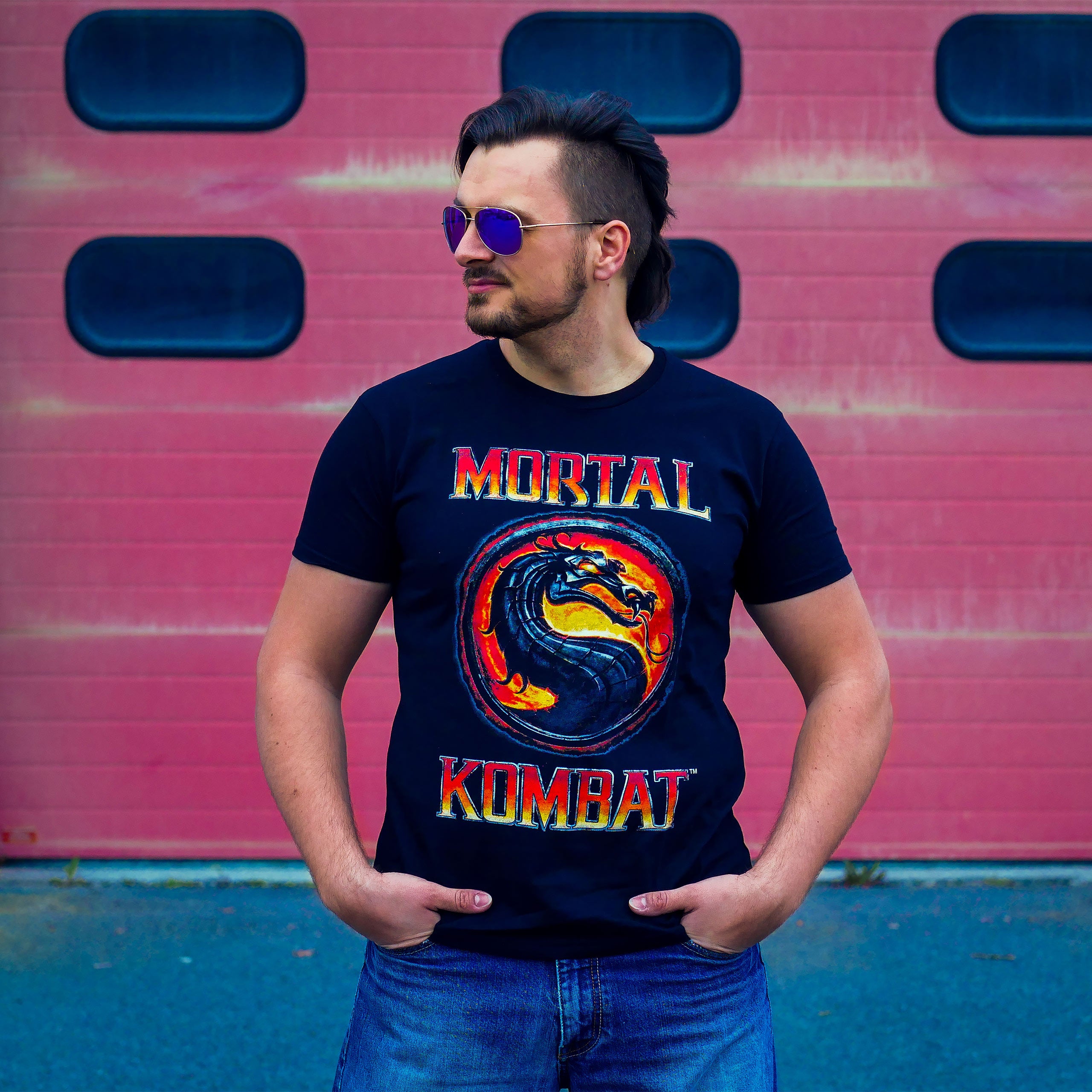 Image produit Mortal Kombat - T-shirt logo noir