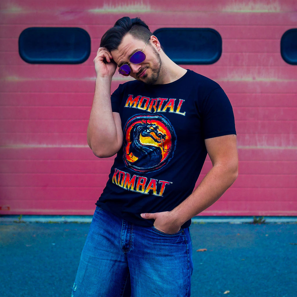 Image produit Mortal Kombat - T-shirt logo noir