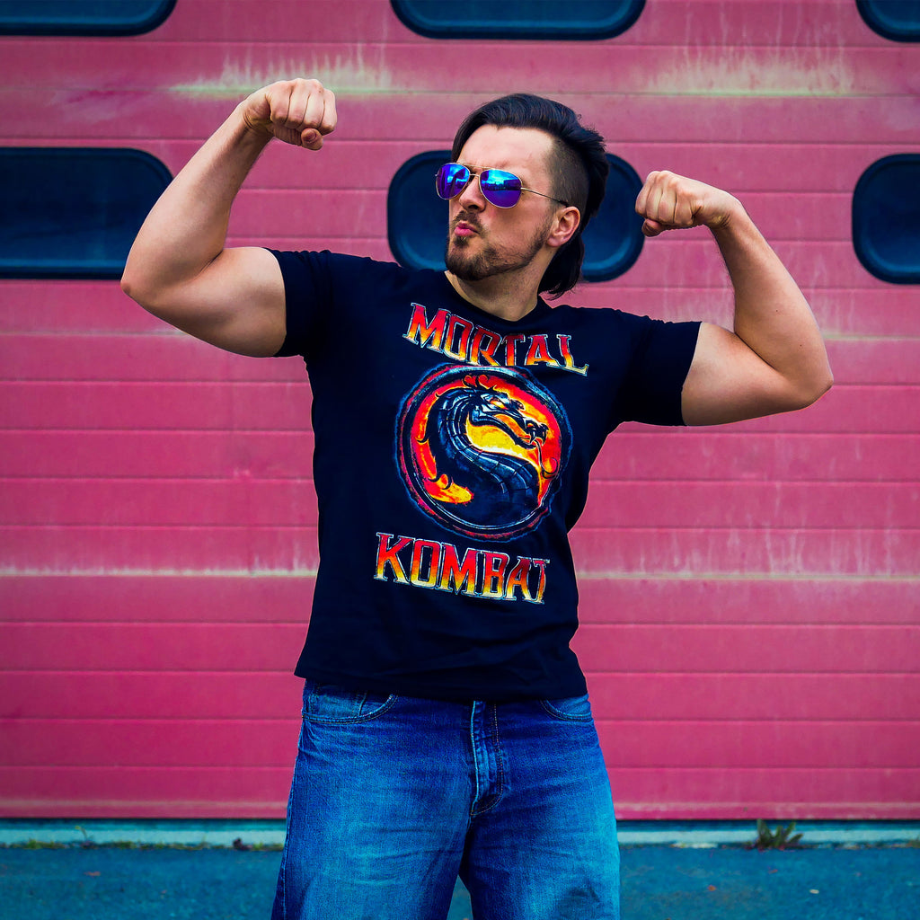 Image produit Mortal Kombat - T-shirt logo noir