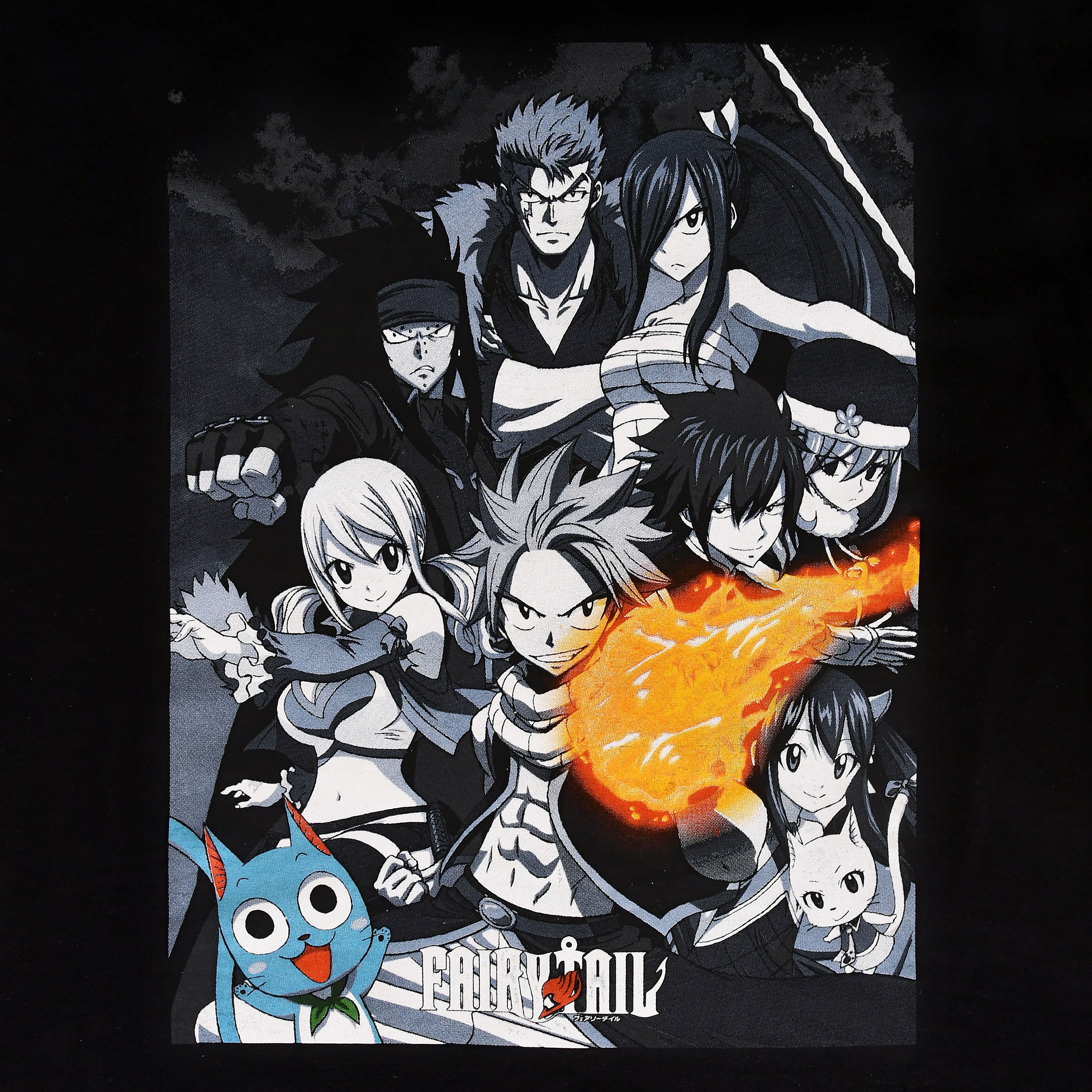 Product image Fairy Tail - Team Attack T-Shirt black