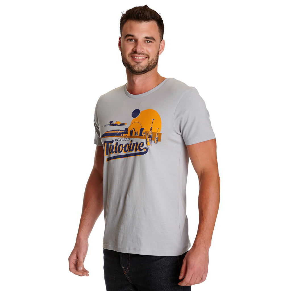 Image produit Star Wars - T-shirt Welcome to Tatooine gris