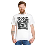 Image produit Retour vers le Futur - T-shirt blanc Back to the Future 1985