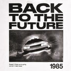 Image produit Retour vers le Futur - T-shirt blanc Back to the Future 1985