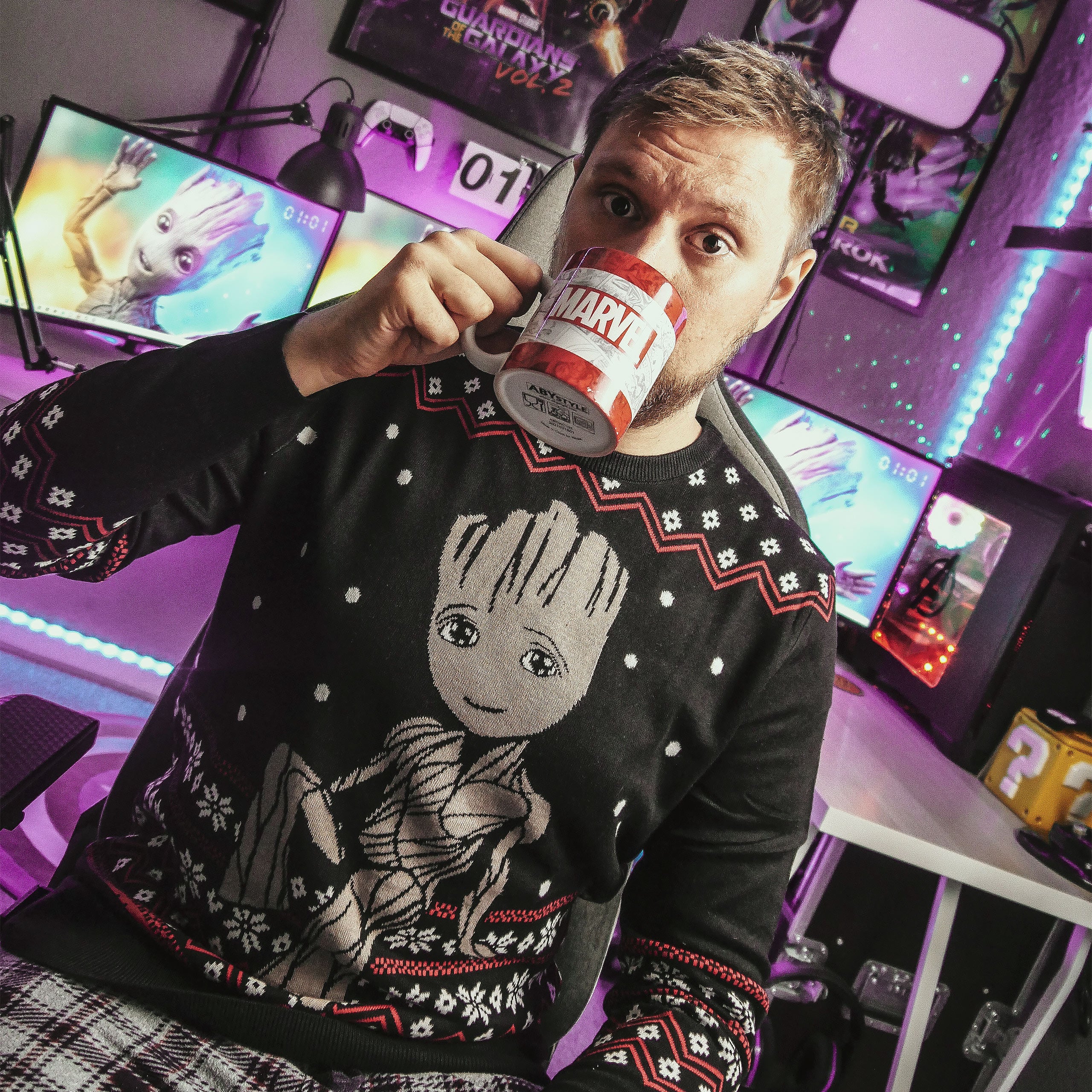 Image produit Les Gardiens de la Galaxie - Pull en tricot Groot
