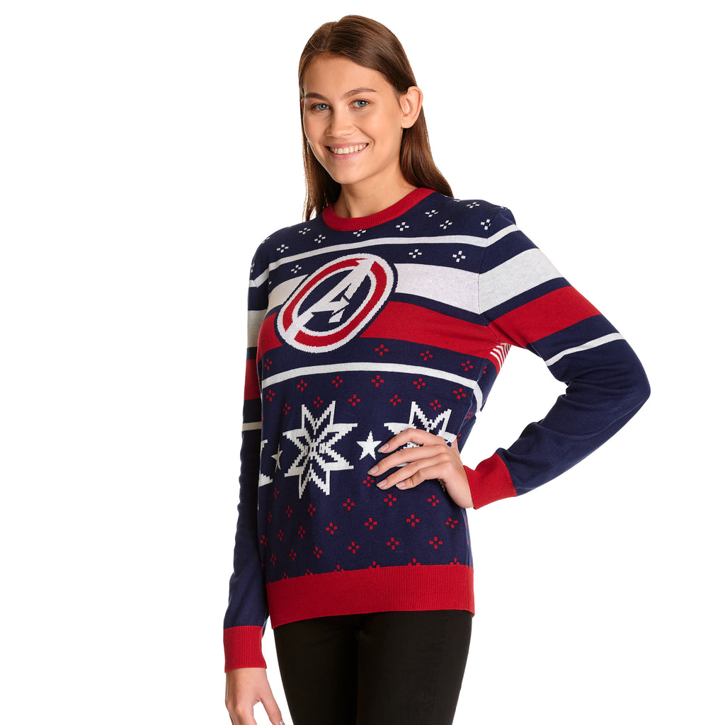 Image produit Avengers - Pull Tricoté Logo