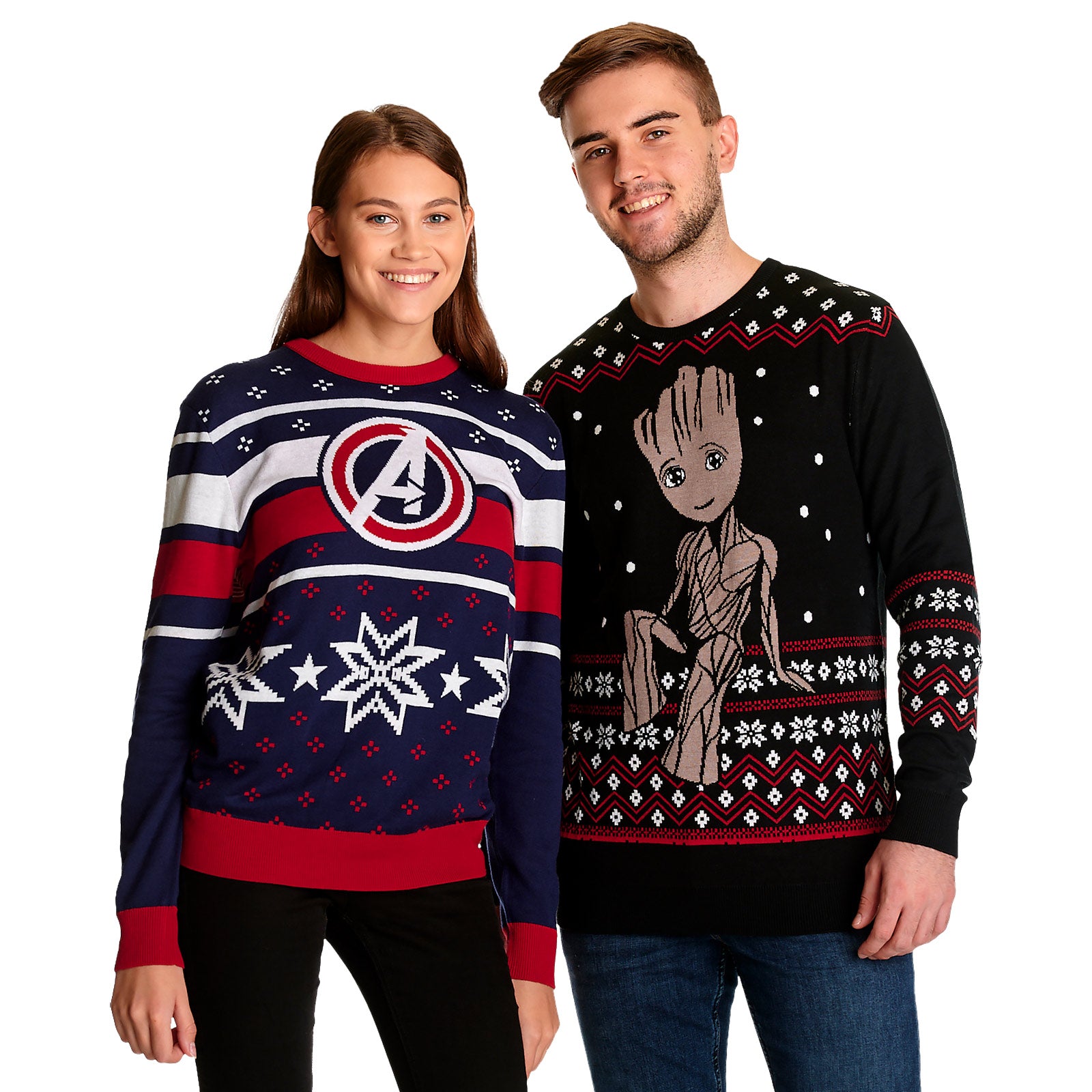 Image produit Avengers - Pull Tricoté Logo