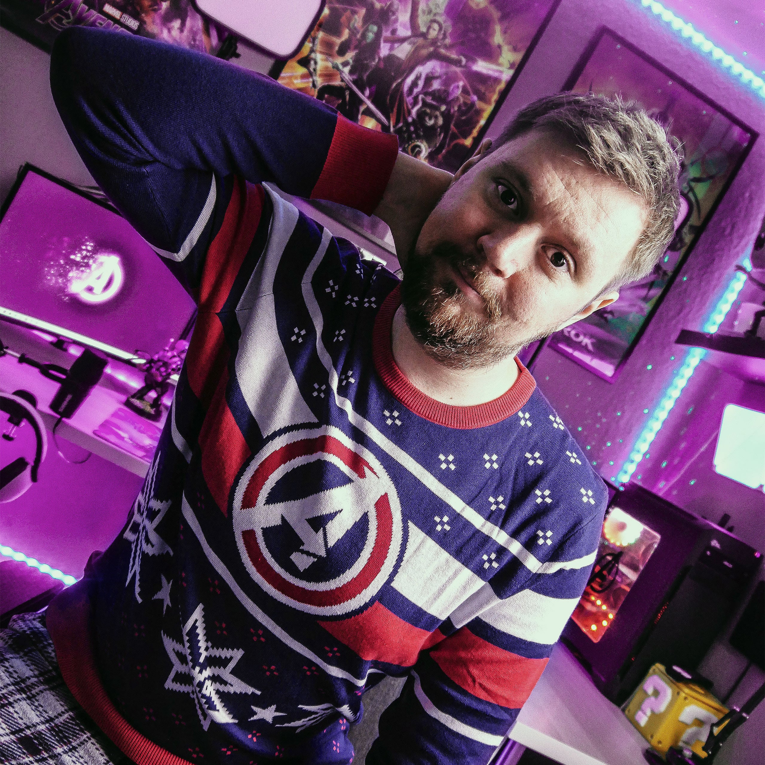 Image produit Avengers - Pull Tricoté Logo