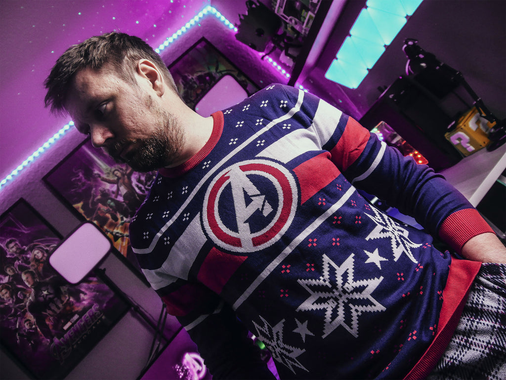 Image produit Avengers - Pull Tricoté Logo
