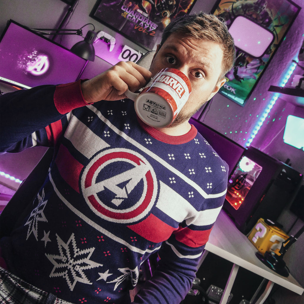 Image produit Avengers - Pull Tricoté Logo