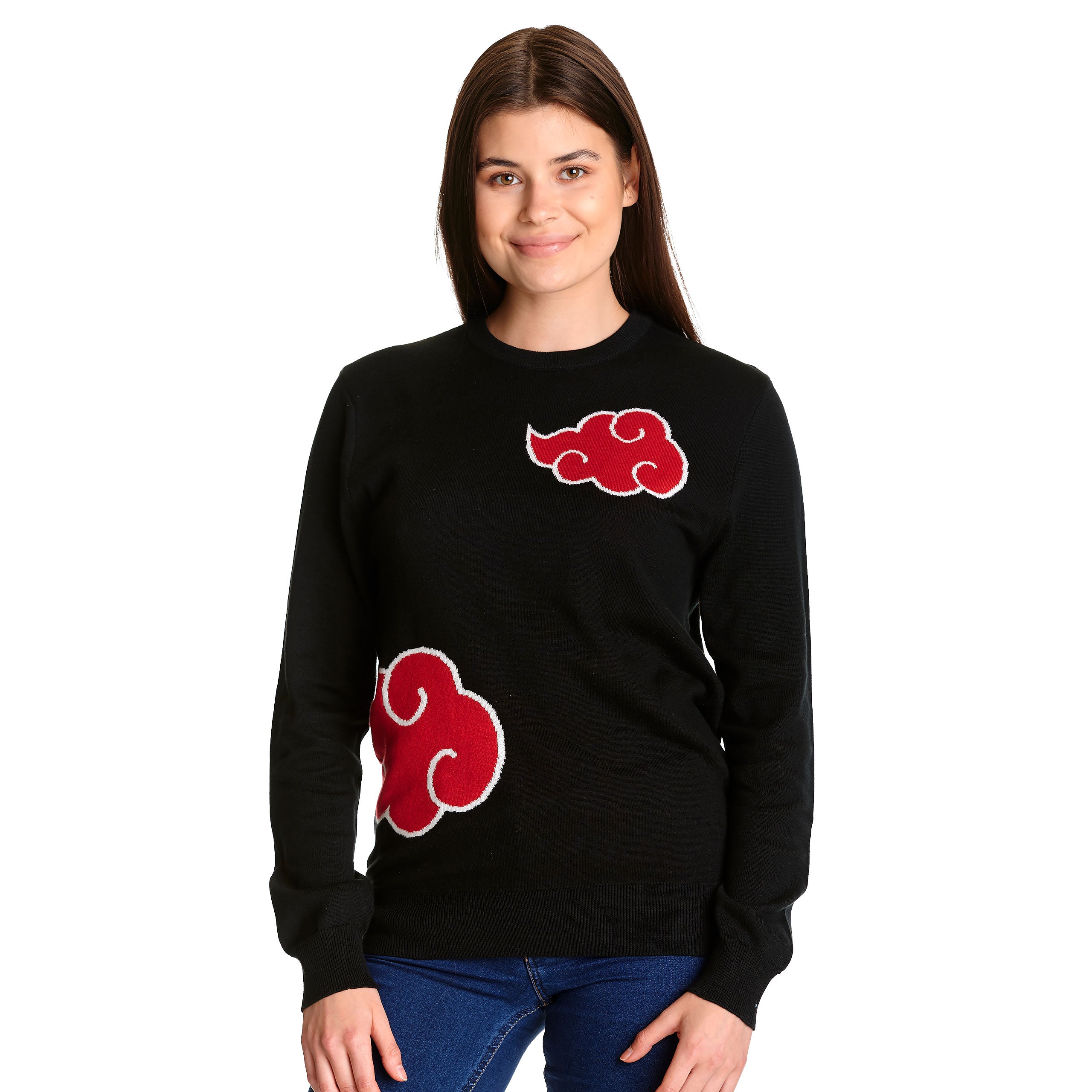 Image produit Naruto - Pull en tricot avec symbole Akatsuki