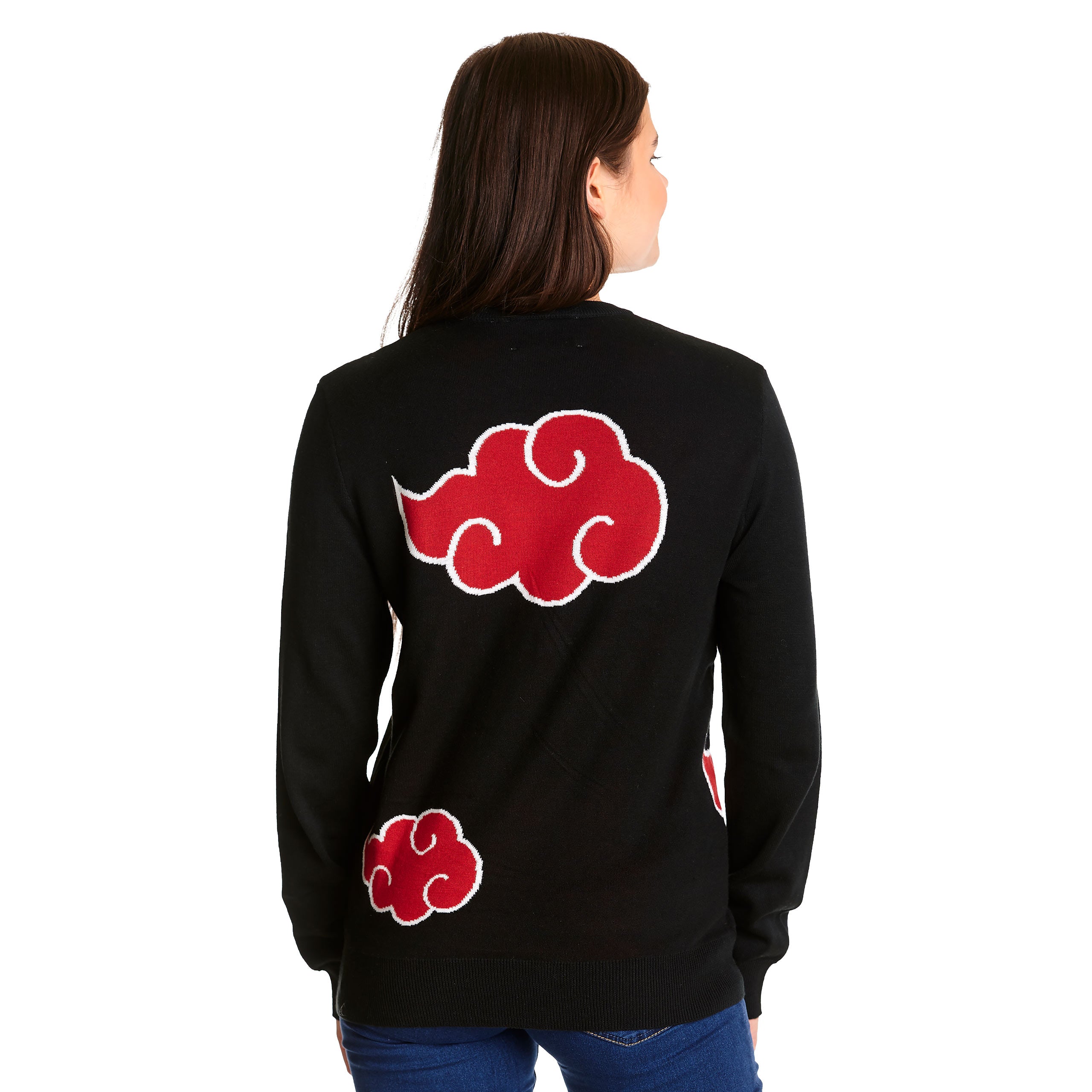 Image produit Naruto - Pull en tricot avec symbole Akatsuki