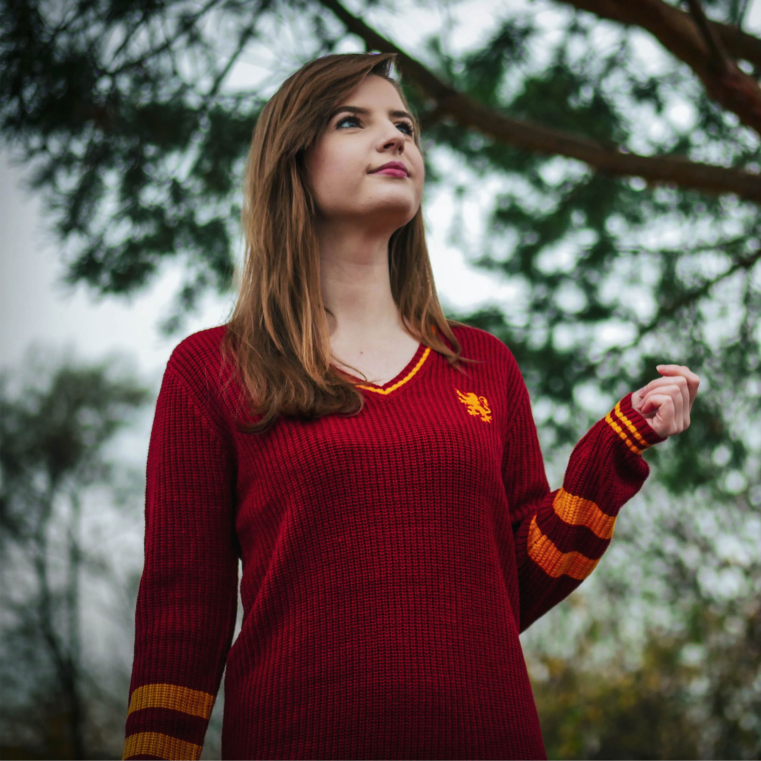 Image produit Harry Potter - Robe tricotée Gryffondor rouge