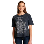 Image produit Harry Potter - T-shirt femme Reliques de la Mort gris