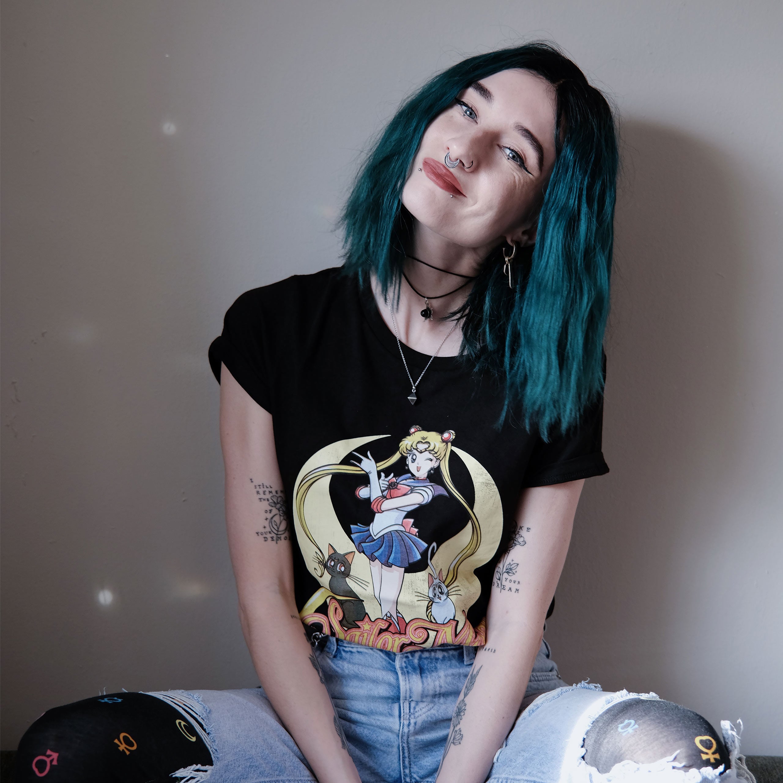 Image produit Sailor Moon - Pose T-shirt femme noir