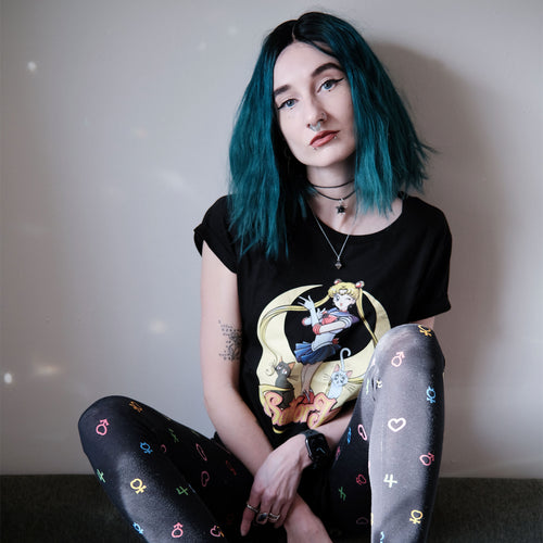Image produit Sailor Moon - Pose T-shirt femme noir