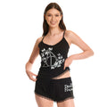 Image produit Pyjama Reliques de la Mort Femme court avec dentelle - Harry Potter