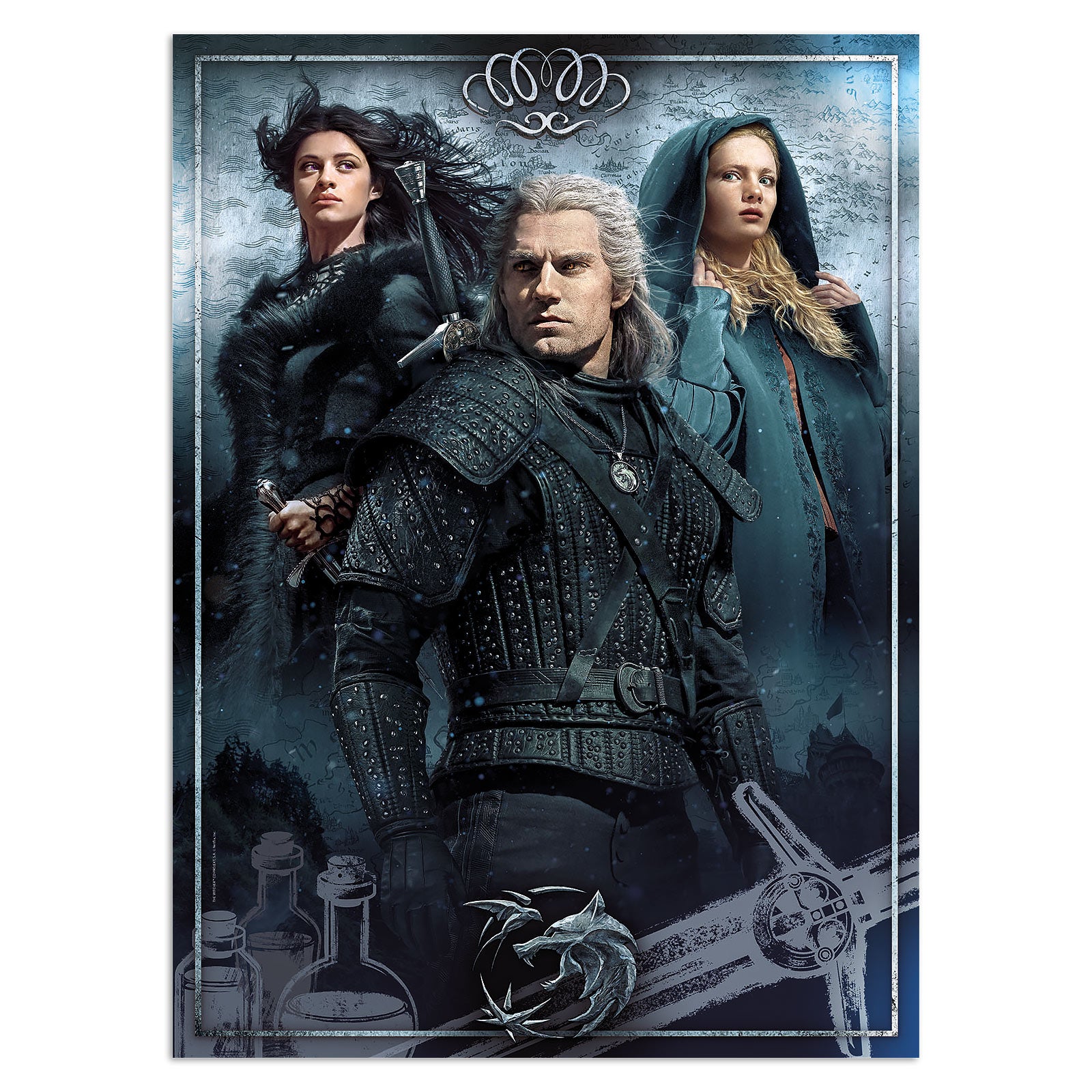 Image produit Witcher - Puzzle Ciri, Yennefer & Geralt 1000 pièces