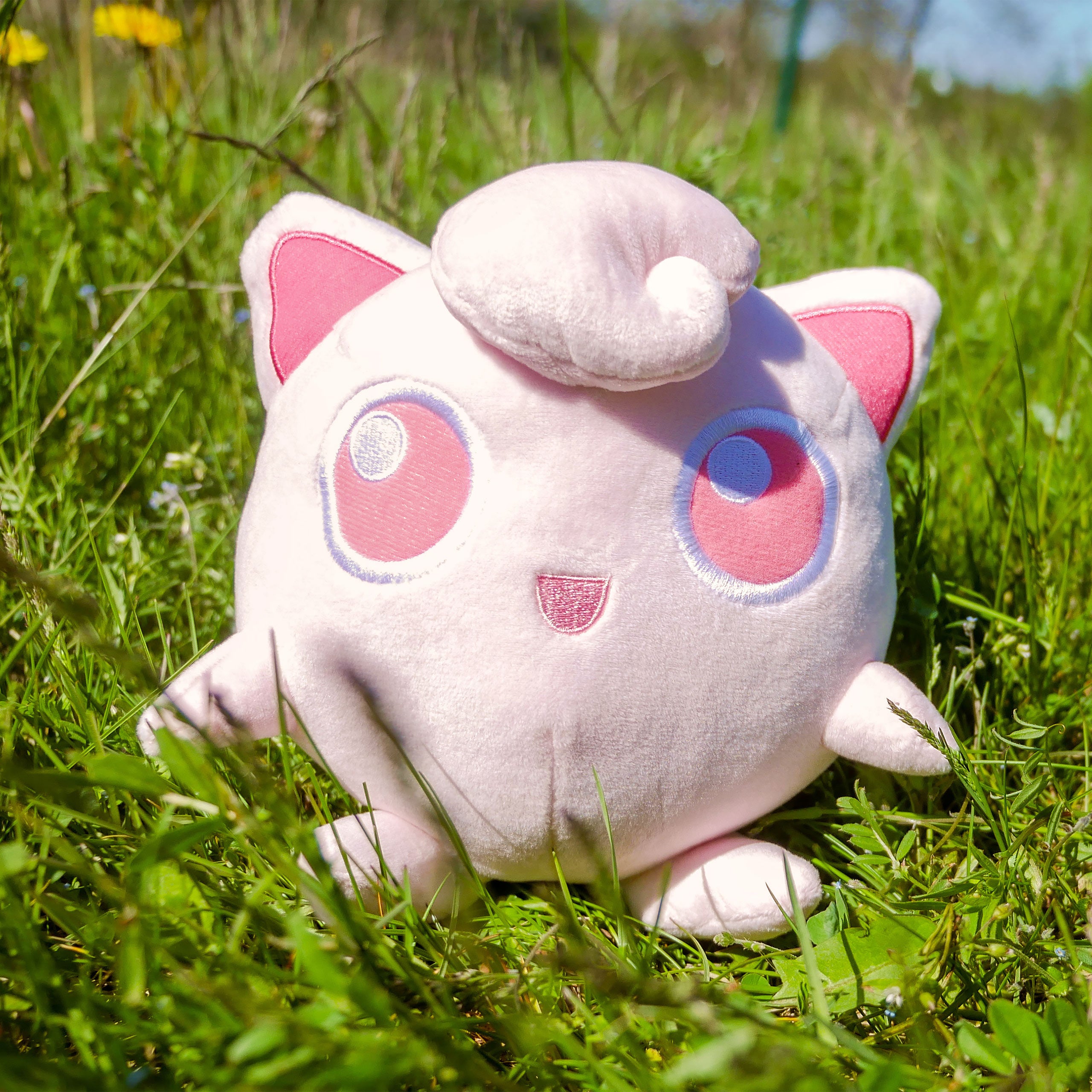 Image produit Pokemon - Rondoudou Monochrome Peluche Figure 17 cm