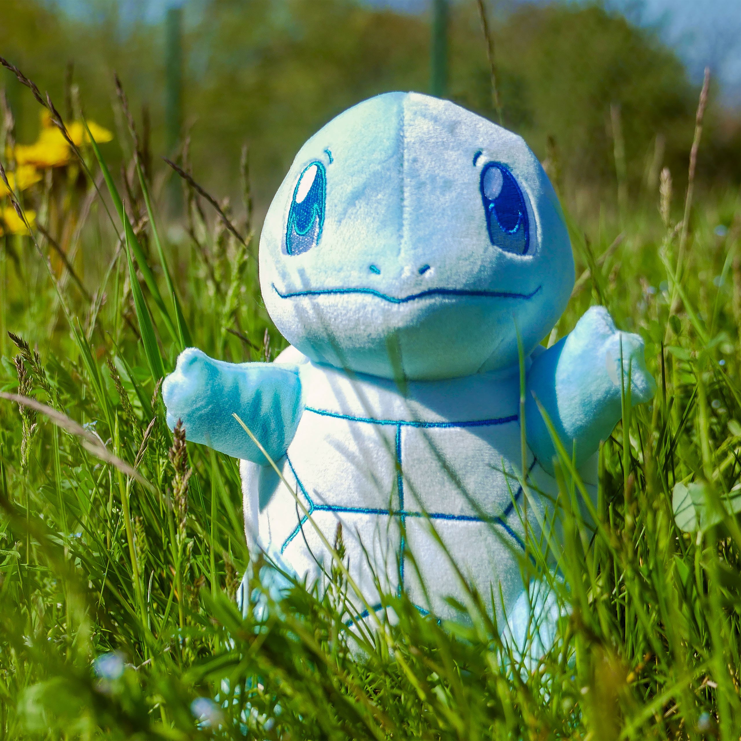 Image produit Pokemon - Figurine en peluche Squirtle monochrome 21 cm
